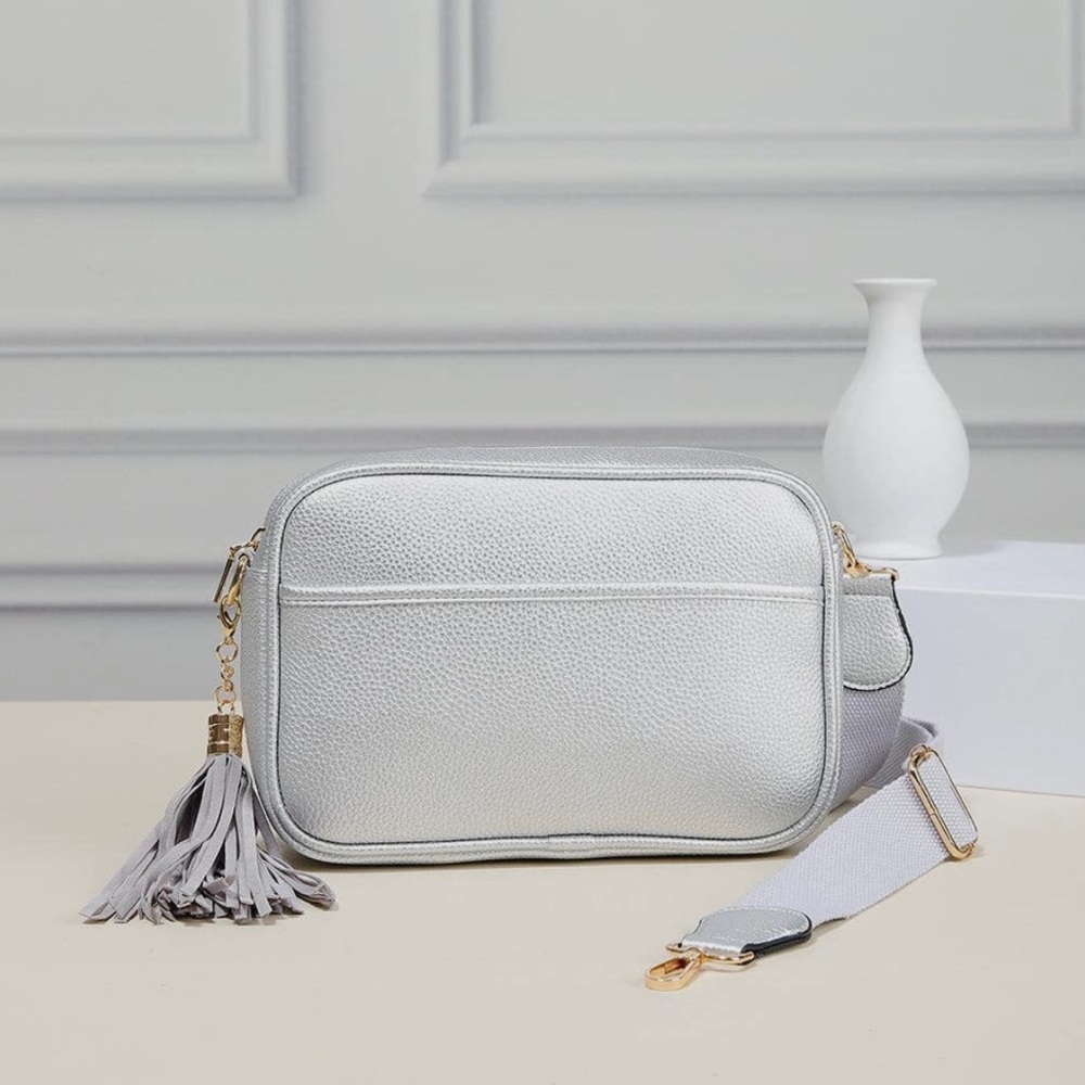 New| Solid Color White Crossbag